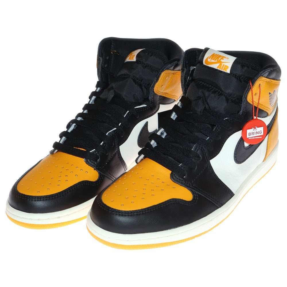 NIKE(ナイキ) AIR JORDAN 1 RETRO HIGH OG TAXI 555088-711 エアジョーダン 1 レトロ タクシー ハイカットスニーカー シューズ イエロー/ブラック US9/27.0cm