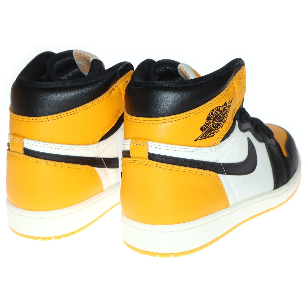 NIKE(ナイキ) AIR JORDAN 1 RETRO HIGH OG TAXI 555088-711 エアジョーダン 1 レトロ タクシー ハイカットスニーカー シューズ イエロー/ブラック US9/27.0cm