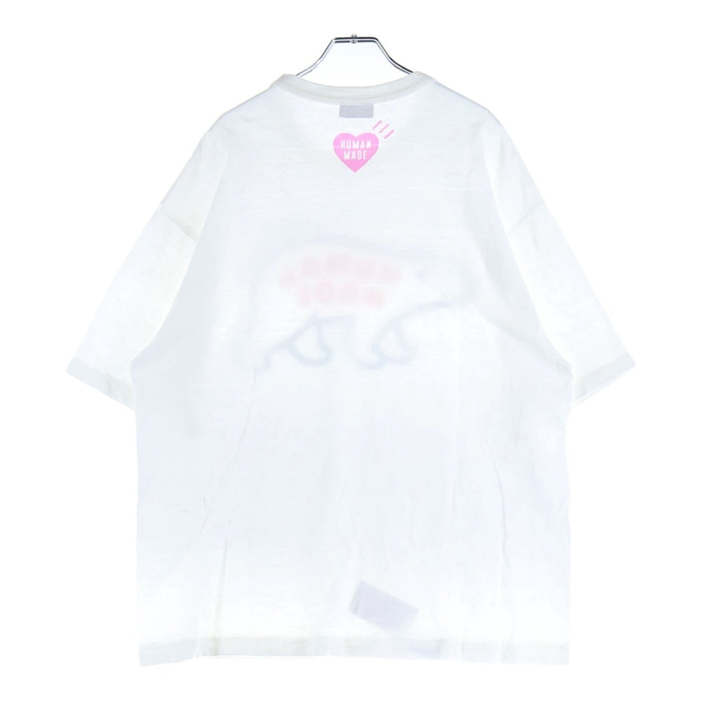 HUMAN MADE(ヒューマンメイド) GRAPHIC T-SHIRT HARAJUKU 原宿限定 フロントプリント半袖Tシャツカットソー ホワイト