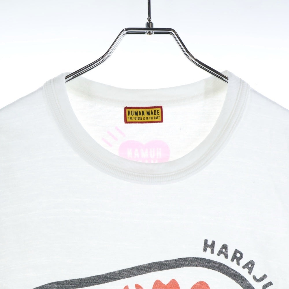 HUMAN MADE(ヒューマンメイド) GRAPHIC T-SHIRT HARAJUKU 原宿限定 フロントプリント半袖Tシャツカットソー ホワイト