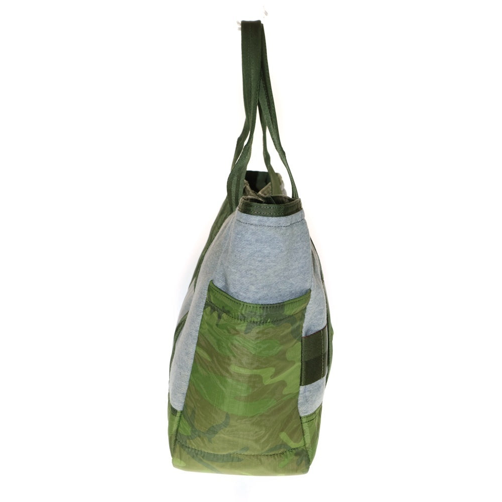 BRIEFING(ブリーフィング) ×loopwheeler×begin ループウィラー ビギン カモ柄 限定トートバッグ カーキ/グレー