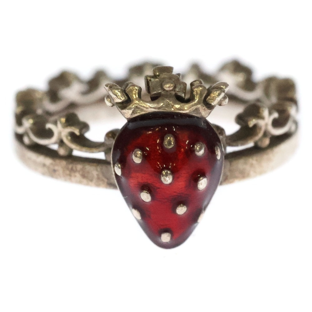 Justin Davis(ジャスティンデイヴィス) STRAWBERRY SWITCH BLADE ストロベリー シルバー/レッド リング