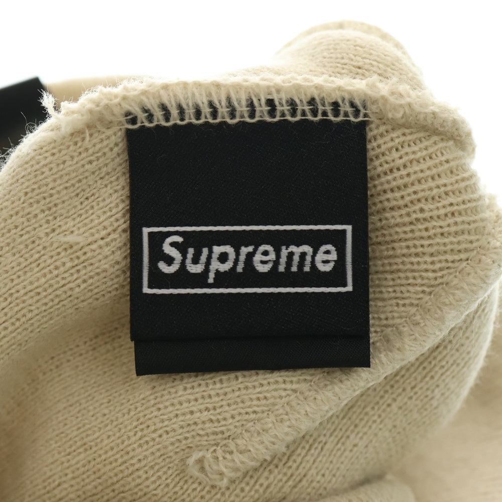 SUPREME(シュプリーム) 24AW×New Era Box Logo Beanie ニューエラ ボックスロゴ ビーニー ニットキャップ ベージュ