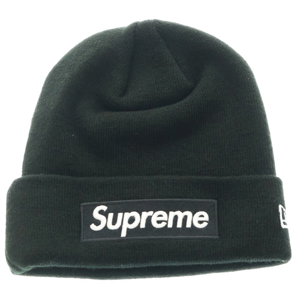 SUPREME(シュプリーム) 24AW×New Era Box Logo Beanie ニューエラ ボックスロゴ ビーニー ニットキャップ ブラック