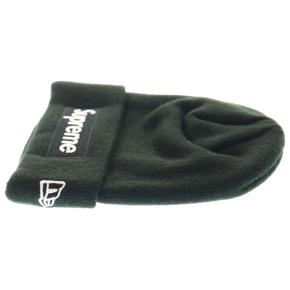 SUPREME(シュプリーム) 24AW×New Era Box Logo Beanie ニューエラ ボックスロゴ ビーニー ニットキャップ ブラック