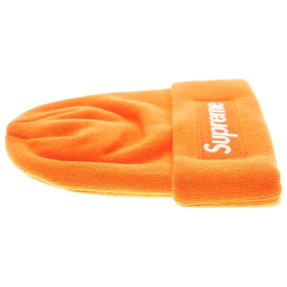SUPREME(シュプリーム) 24AW×New Era Box Logo Beanie ニューエラ ボックスロゴ ビーニー ニットキャップ オレンジ
