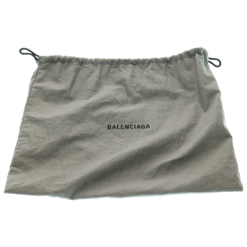 BALENCIAGA(バレンシアガ) アワーグラス チェーンウォレット ショルダーバッグ レザー ホワイト クロコ型押し 656050