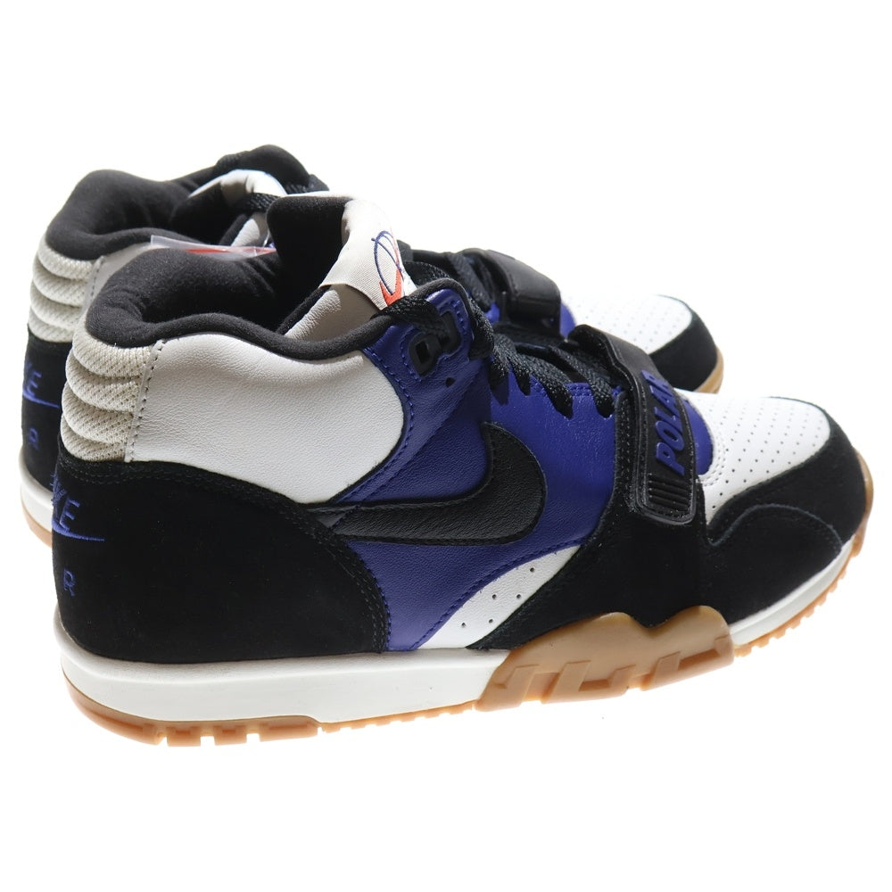 NIKE SB(ナイキエスビー) ×POLAR SKATE CO AIR TRAINER 1 ポーラースケート エアトレーナー1 ハイカットスニーカー ブルー/ブラック/ホワイト US9/27cm CI6892-001