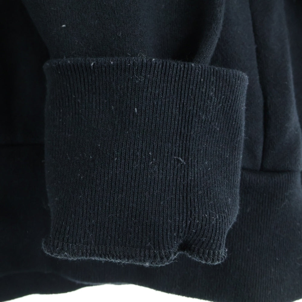 UNDERCOVER(アンダーカバー) 23SS SWEAT ANGEL サテンパッチクルーネックスウェットトレーナー ブラック UC1C9801