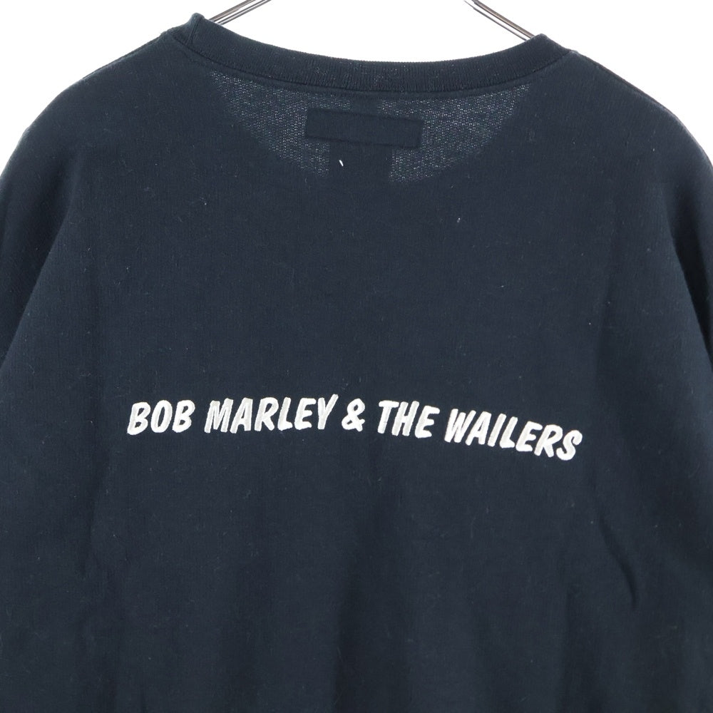 WACKO MARIA(ワコマリア) 24FW BOB MARLEY CREW NECK スウェット ロングスリーブT ブラック