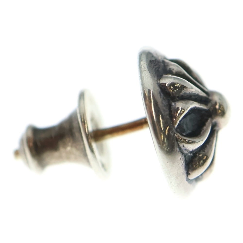 CHROME HEARTS(クロムハーツ) STUD CRSBLL クロスボールスタッドピアス シルバー BCA110