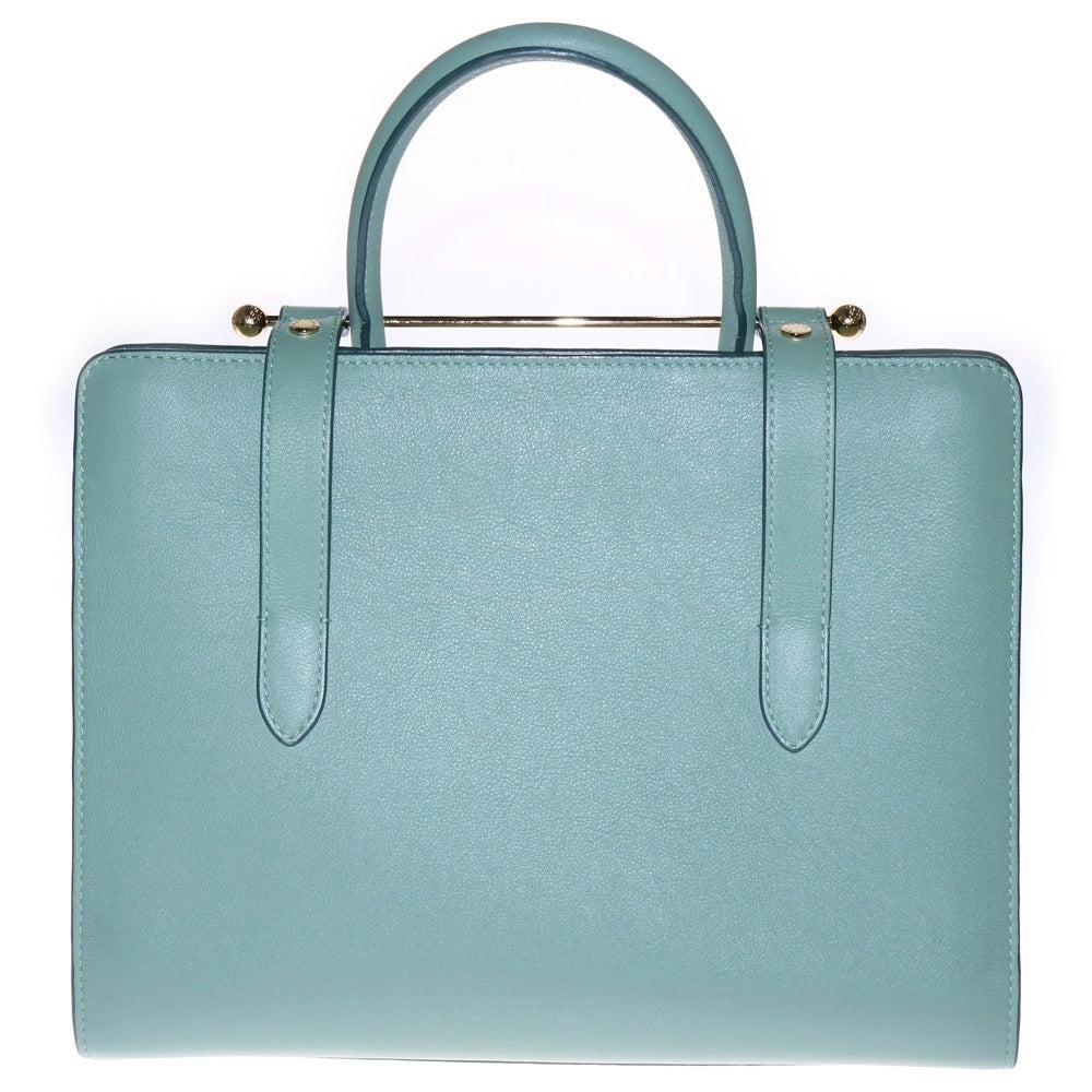 NO BRAND(ノーブランド) Strathberry ストラスベリー Midi Tote 2wayハンド ショルダーバッグ グリーン