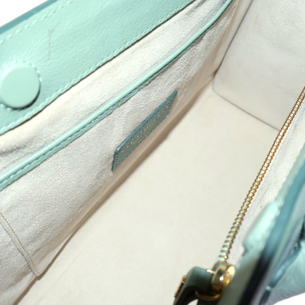 NO BRAND(ノーブランド) Strathberry ストラスベリー Midi Tote 2wayハンド ショルダーバッグ グリーン