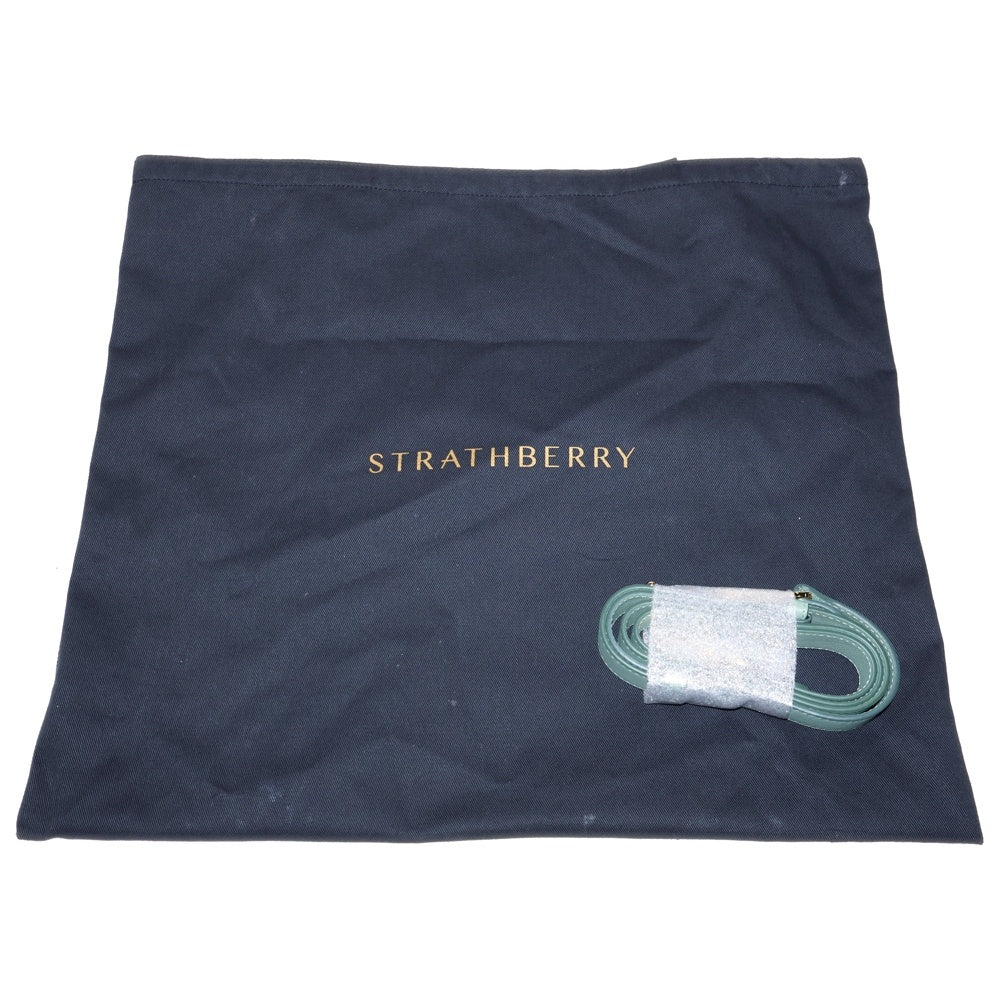 NO BRAND(ノーブランド) Strathberry ストラスベリー Midi Tote 2wayハンド ショルダーバッグ グリーン