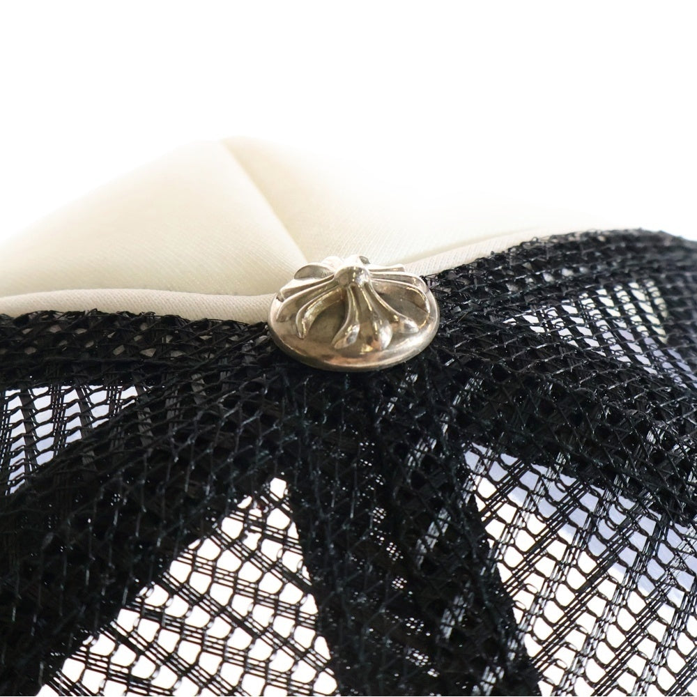 CHROME HEARTS(クロムハーツ) TRUCKER CAP 3セメタリーレザークロスパッチ メッシュキャップ 帽子 マルチ