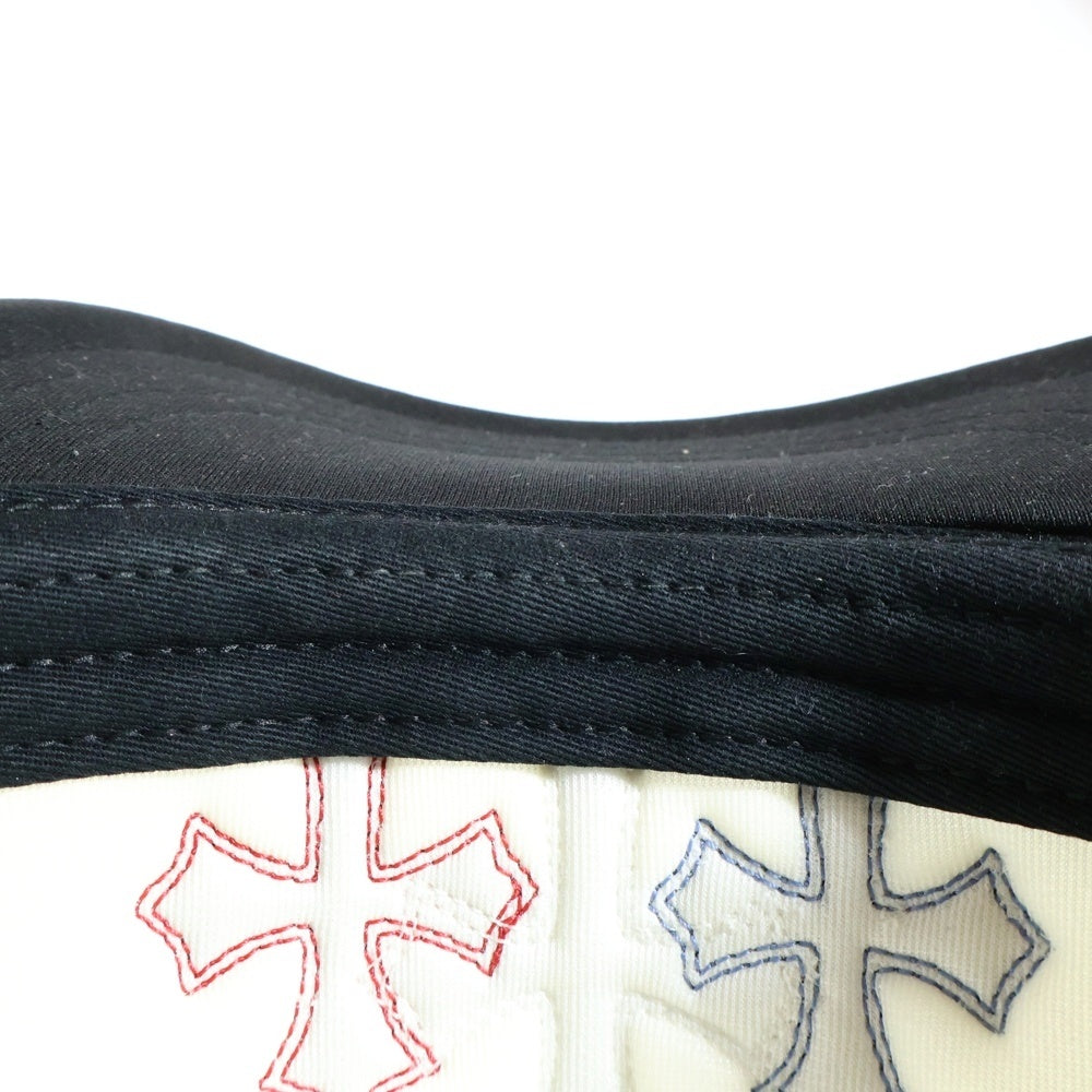 CHROME HEARTS(クロムハーツ) TRUCKER CAP 3セメタリーレザークロスパッチ メッシュキャップ 帽子 マルチ