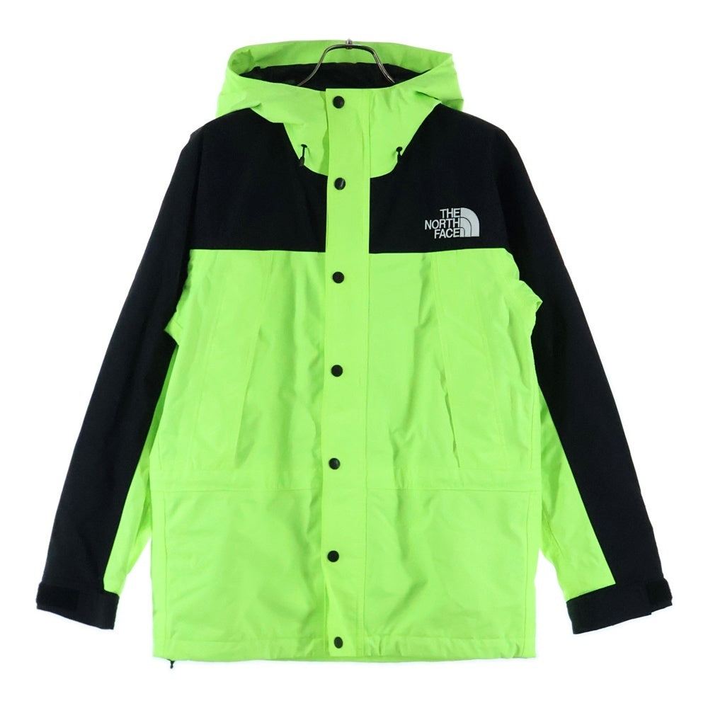 THE NORTH FACE(ザノースフェイス) GORE-TEX MOUNTAIN LIGHT JACKET ゴアテックス ナイロン ライト ジャケット フーデッドマウンテンパーカ イエロー/ブラック NP11834