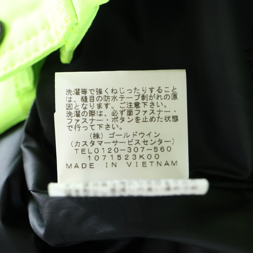 THE NORTH FACE(ザノースフェイス) GORE-TEX MOUNTAIN LIGHT JACKET ゴアテックス ナイロン ライト ジャケット フーデッドマウンテンパーカ イエロー/ブラック NP11834