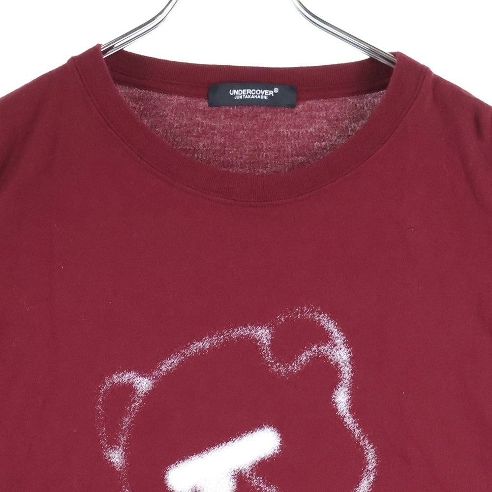 UNDERCOVER(アンダーカバー) フロントプリント 半袖Tシャツ カットソー レッド UC1D9809-2
