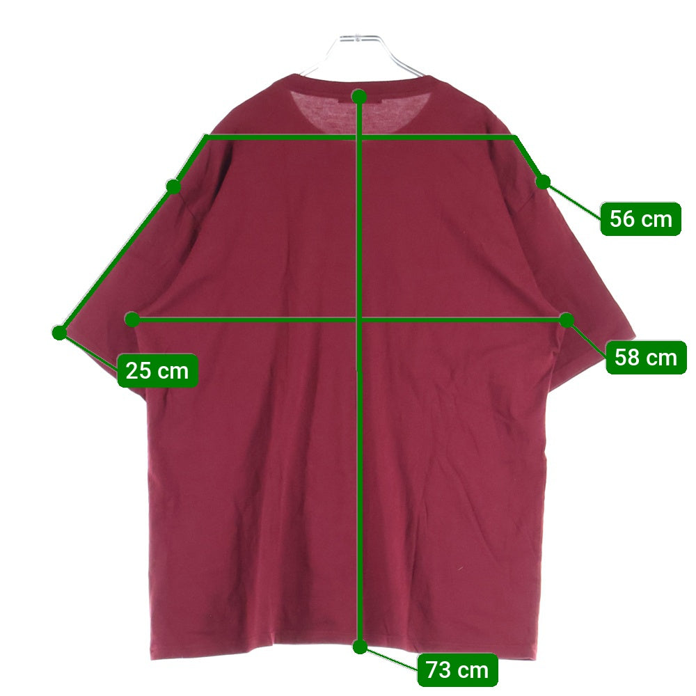 UNDERCOVER(アンダーカバー) フロントプリント 半袖Tシャツ カットソー レッド UC1D9809-2