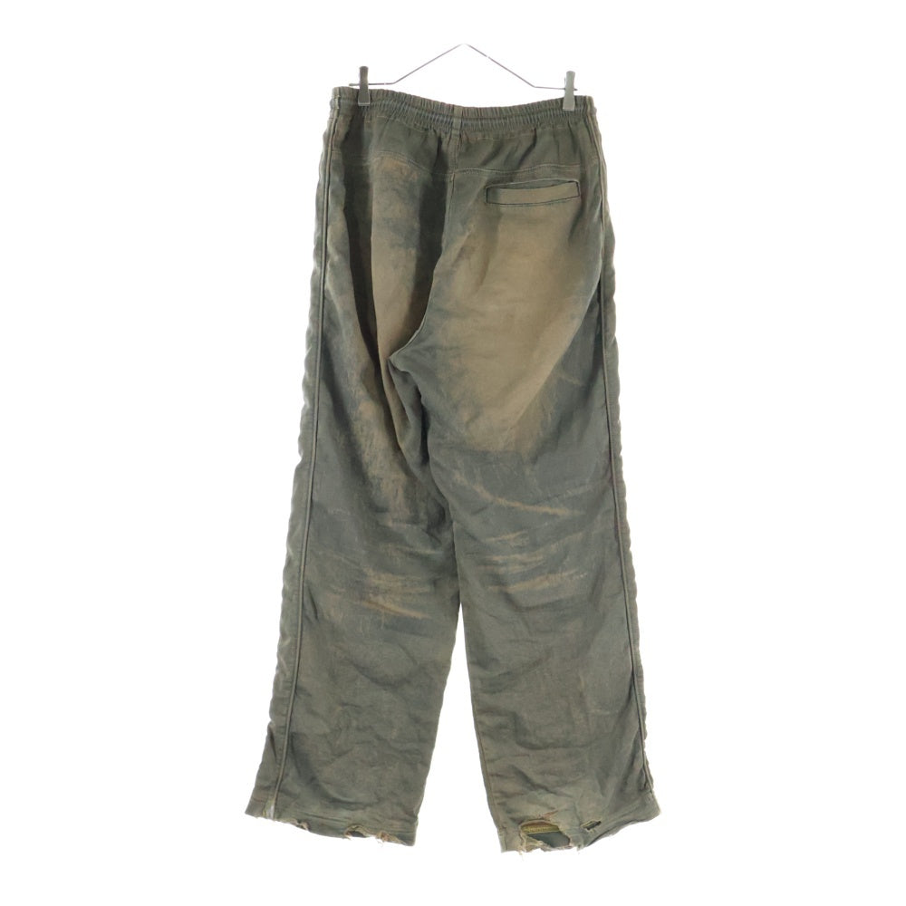 DIESEL(ディーゼル) D-MARTIANS-S マーシャン ドローストリング ストーンウォッシュ加工 スウェットパンツ ブラウン A13142