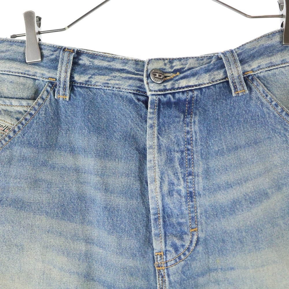 DIESEL(ディーゼル) 24SS D-LIVERY-SHORT カーペンター ハーフデニムパンツ ショーツ インディゴ A14072