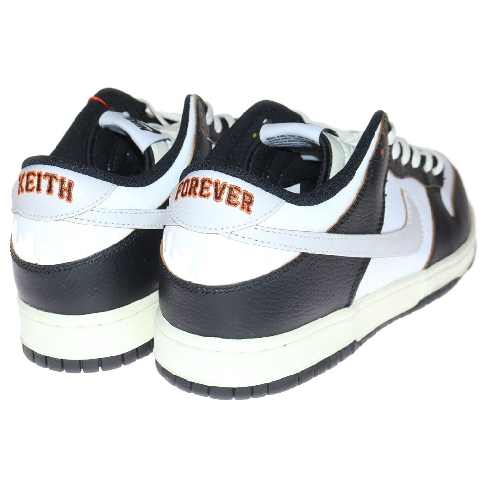 NIKE SB(ナイキエスビー) ×HUF DUNK LOW OG QS New York FD8775‐001 ハフ ダンク ローカットスニーカー シューズ ブラック ホワイト US10/28cm FD8775‐001