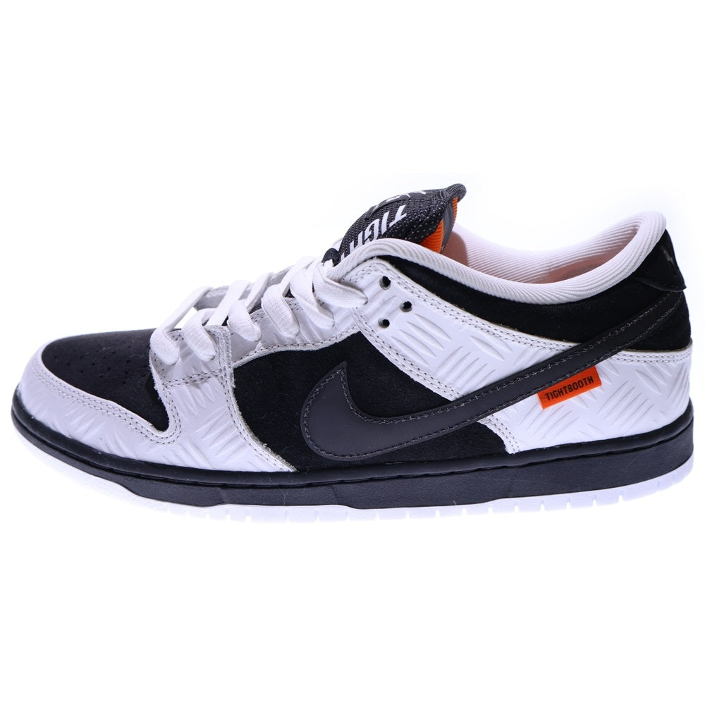 NIKE SB(ナイキエスビー) ×TIGHTBOOTH DUNK LOW PRO QS タイトブース エスビーダンク ローカットスニーカー ホワイト/ブラック US10/28cm FD2629-100
