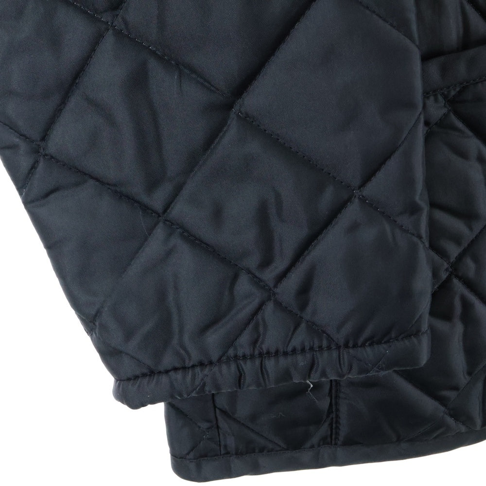 LAVENHAM(ラベンハム) コーデュロイ切り替え キルティングジャケット ブラック