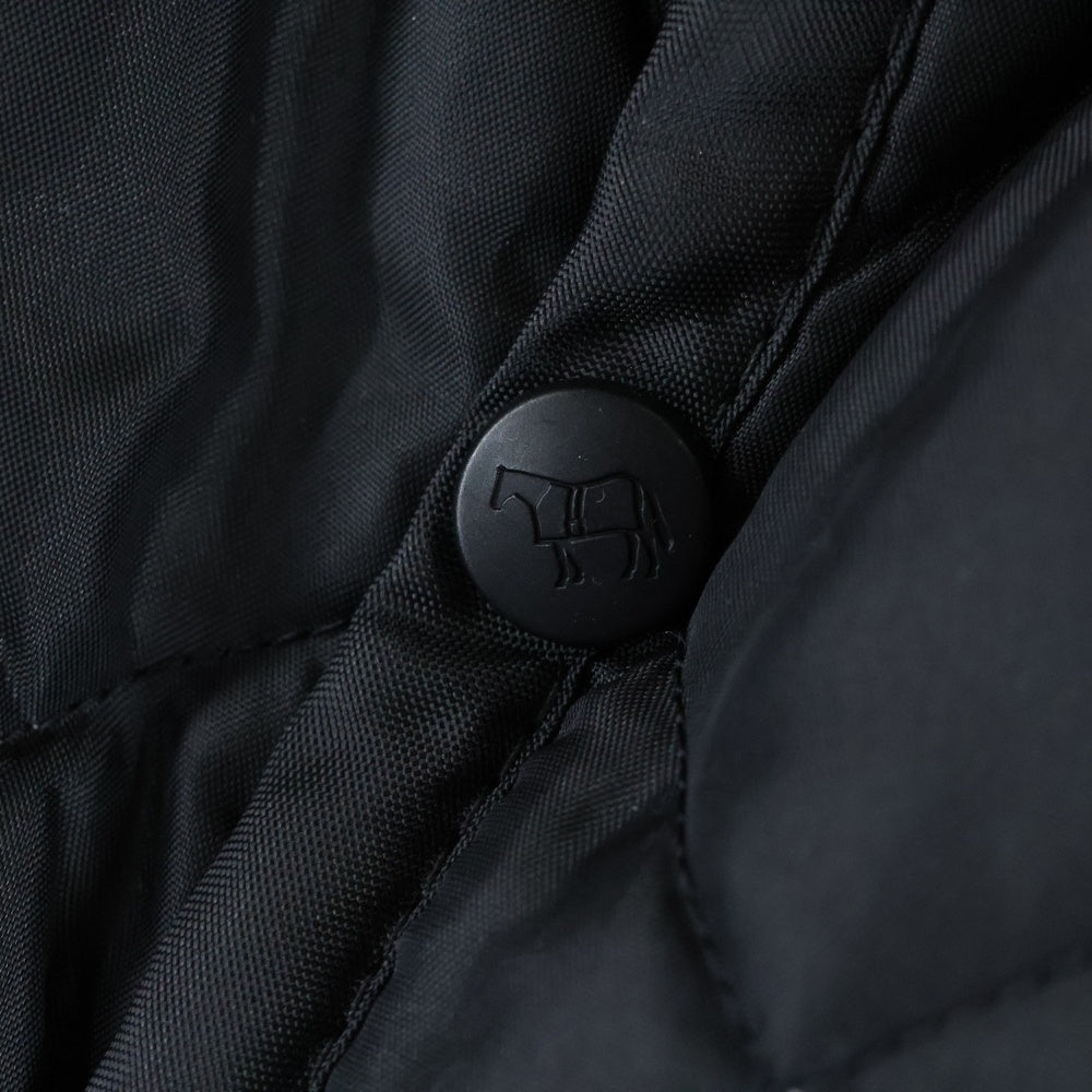 LAVENHAM(ラベンハム) コーデュロイ切り替え キルティングジャケット ブラック