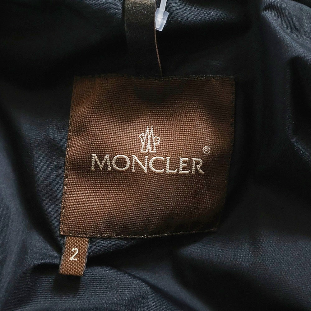 MONCLER(モンクレール) キルティング ナイロン ダウンジャケット ブラック G32-003