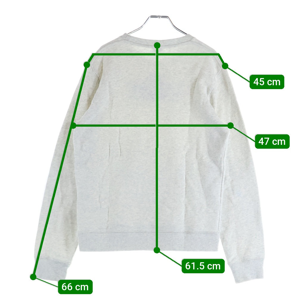 LOEWE(ロエベ) ロゴエンブロイダリー クルーネック 長袖スウェットトレーナー グレー H526Y24J14