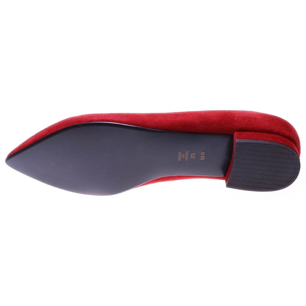 DIANA(ダイアナ) スエード フラットパンプス シューズ レッド レディース