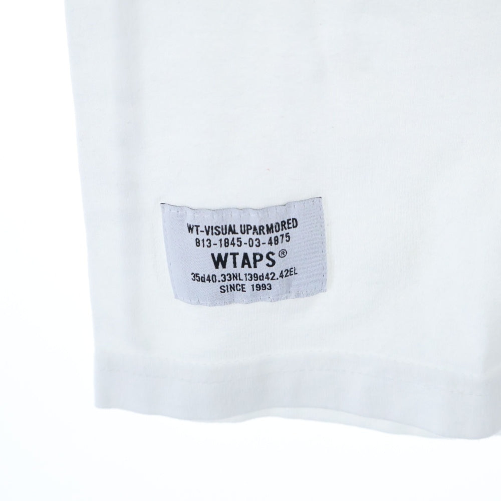 WTAPS(ダブルタップス) ×THE CONVENI ×ザ コンビニ プレーン クルーネック半袖Tシャツ カットソー ホワイト WSKMC1