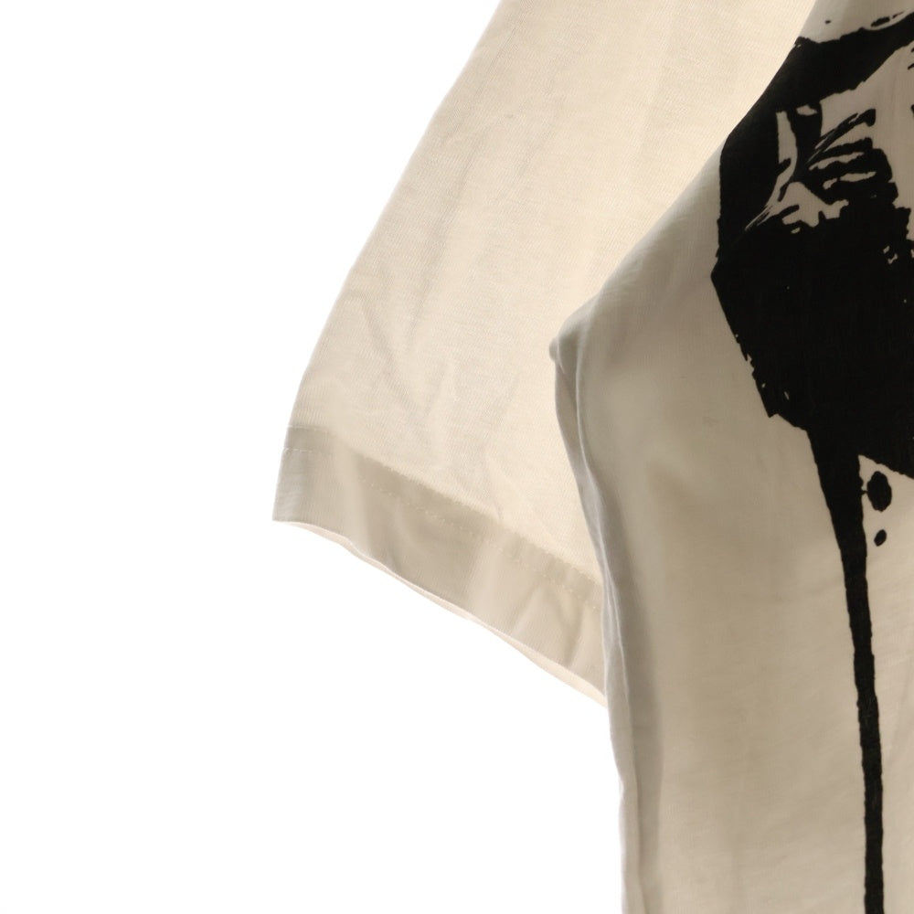 COMME des GARCONS SHIRT(コムデギャルソンシャツ) フロントプリント 半袖Tシャツ カットソー ホワイト FI-T006