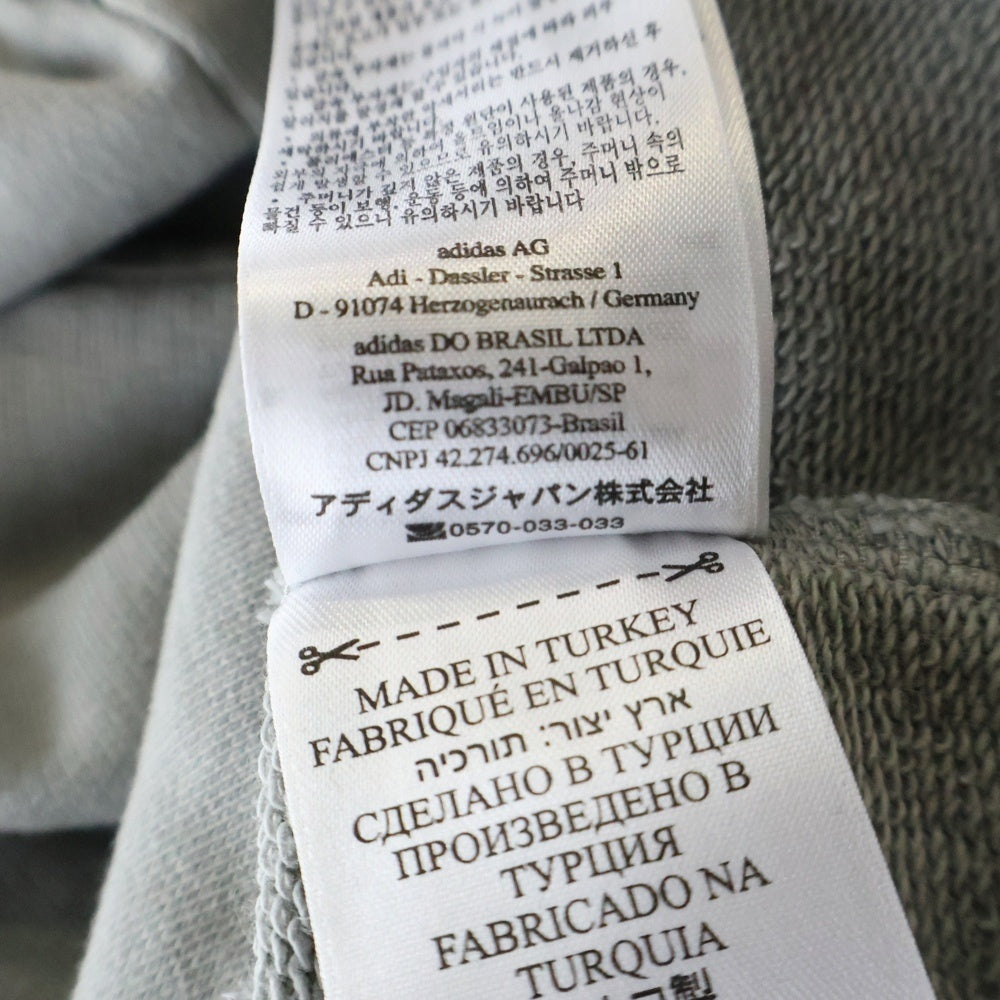 adidas(アディダス) × UNDEFEATED アンディフィーテッド プリントデザイン プルオーバーパーカー フーディー グレー DN8782