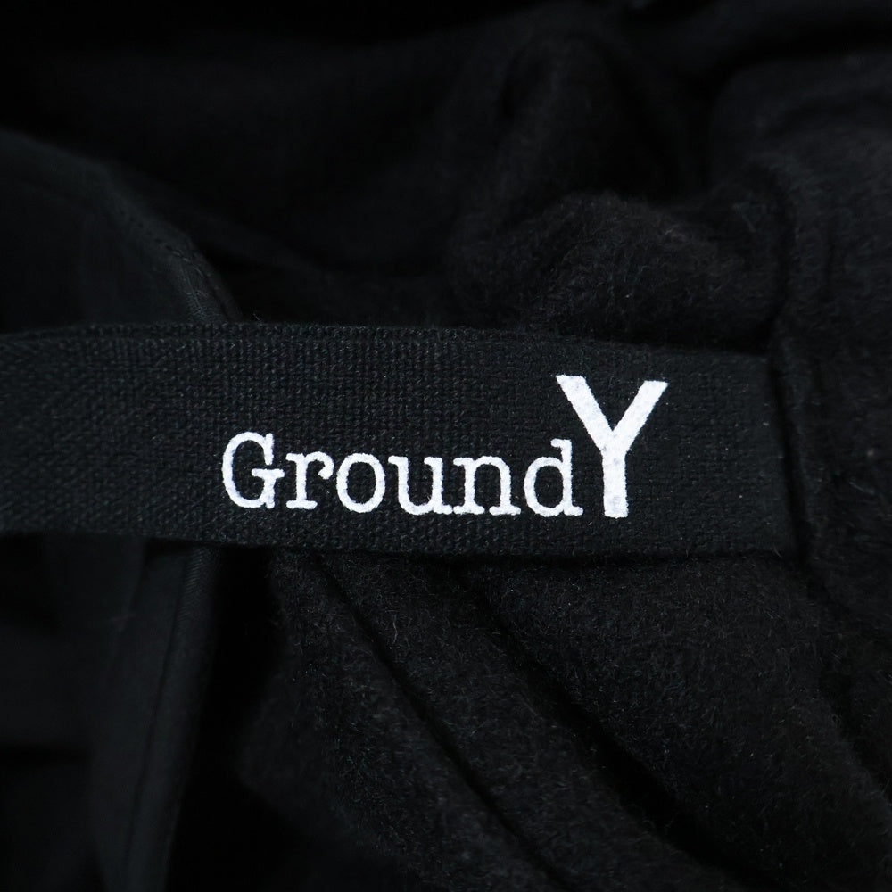 Y/PROJECT(ワイプロジェクト) ドローコード ウールパンツ ブラック GC-P12-102