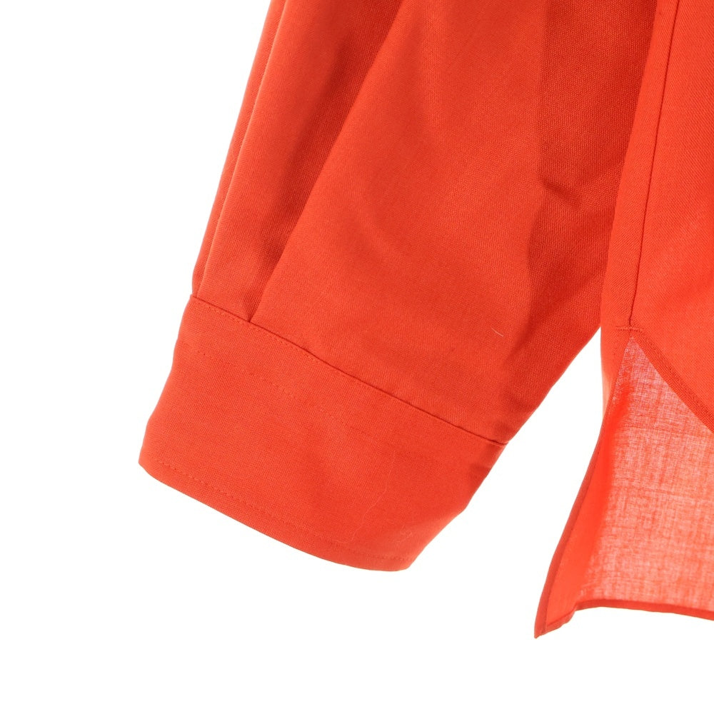 Sacai(サカイ) 22AW Wshirt jacket ナイロン 長袖シャツジャケット レッド 22-02808M