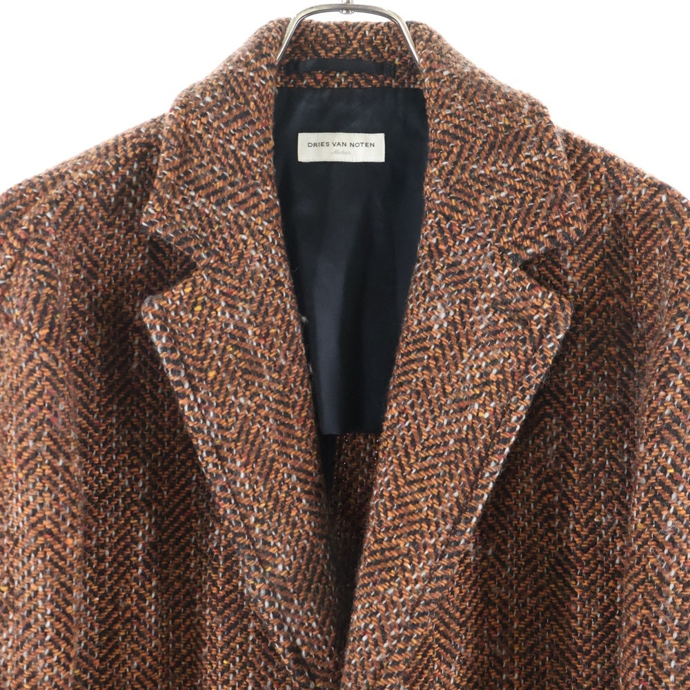DRIES VAN NOTEN(ドリスヴァンノッテン) チェスターコート ロングコート ブラウン