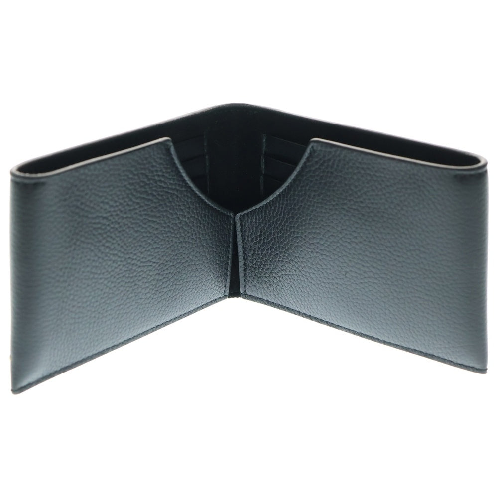 Maison Margiela 1(メゾンマルジェラ) 25AW WALLET 2 MEDIUM 4ステッチ レザーカードケース ウォレット ブラック SA2UI0008