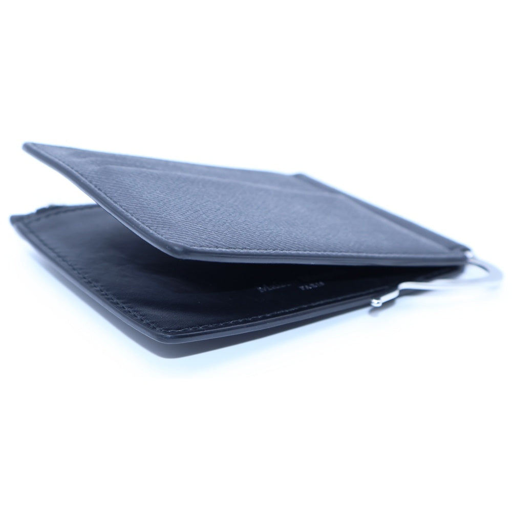 Maison Margiela 0(メゾンマルジェラ) 二つ折り財布 レザーミニクリップウォレット 4ステッチカードケース ブラック SA1UI0018 P4745