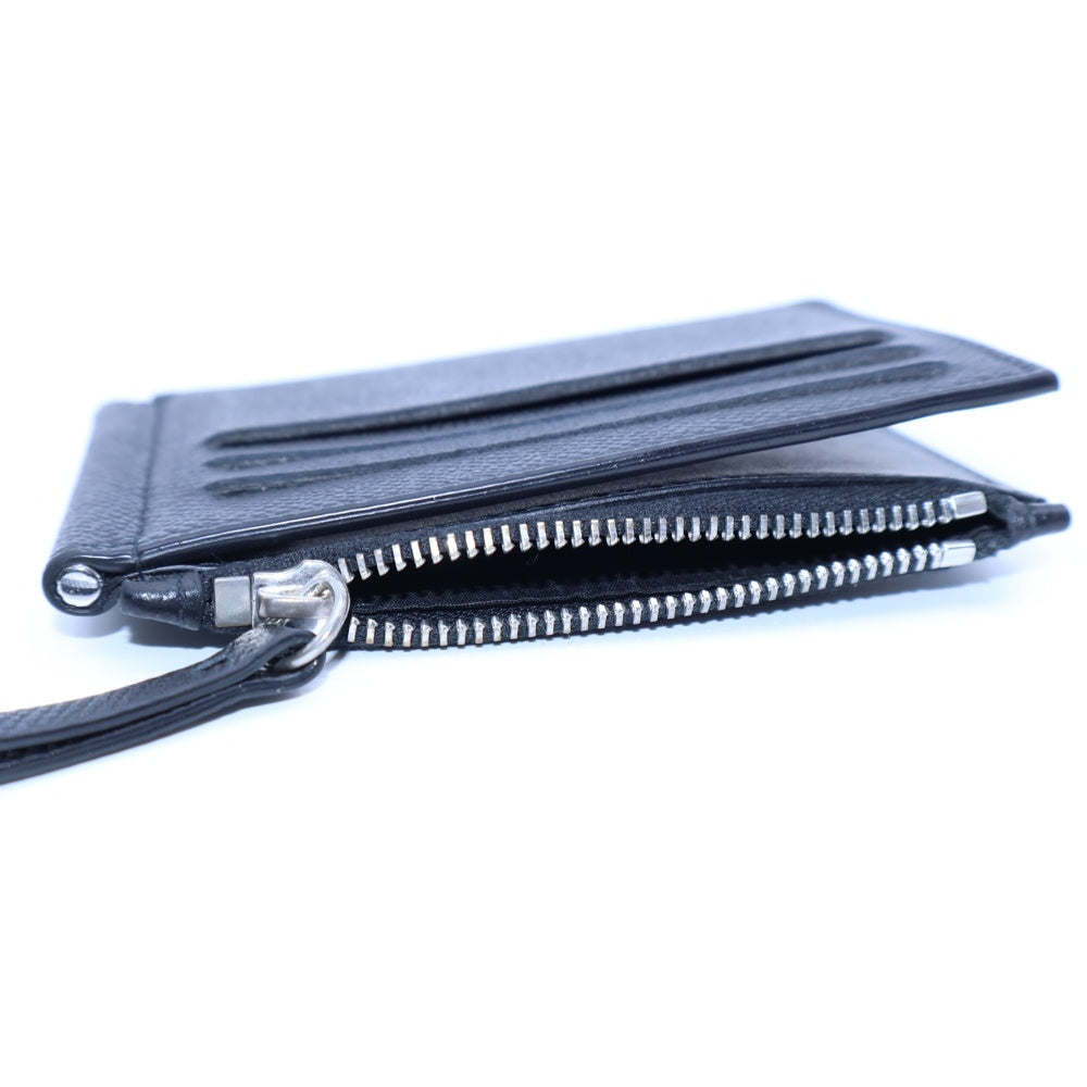 Maison Margiela 0(メゾンマルジェラ) 二つ折り財布 レザーミニクリップウォレット 4ステッチカードケース ブラック SA1UI0018 P4745