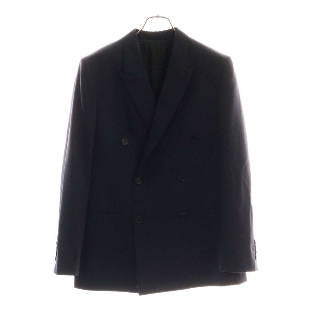 CELINE(セリーヌ) ピークドラペル ストライプ 6Bダブルテーラードジャケット 2V52F503R