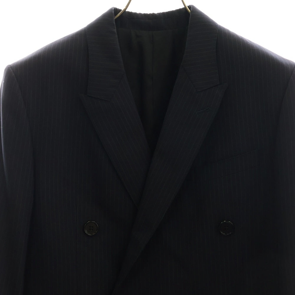 CELINE(セリーヌ) ピークドラペル ストライプ 6Bダブルテーラードジャケット 2V52F503R