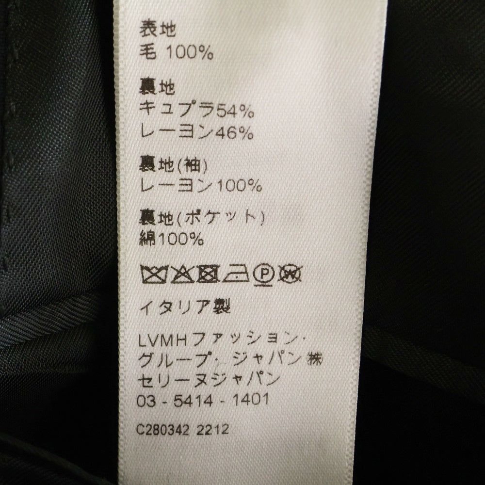 CELINE(セリーヌ) ピークドラペル ストライプ 6Bダブルテーラードジャケット 2V52F503R