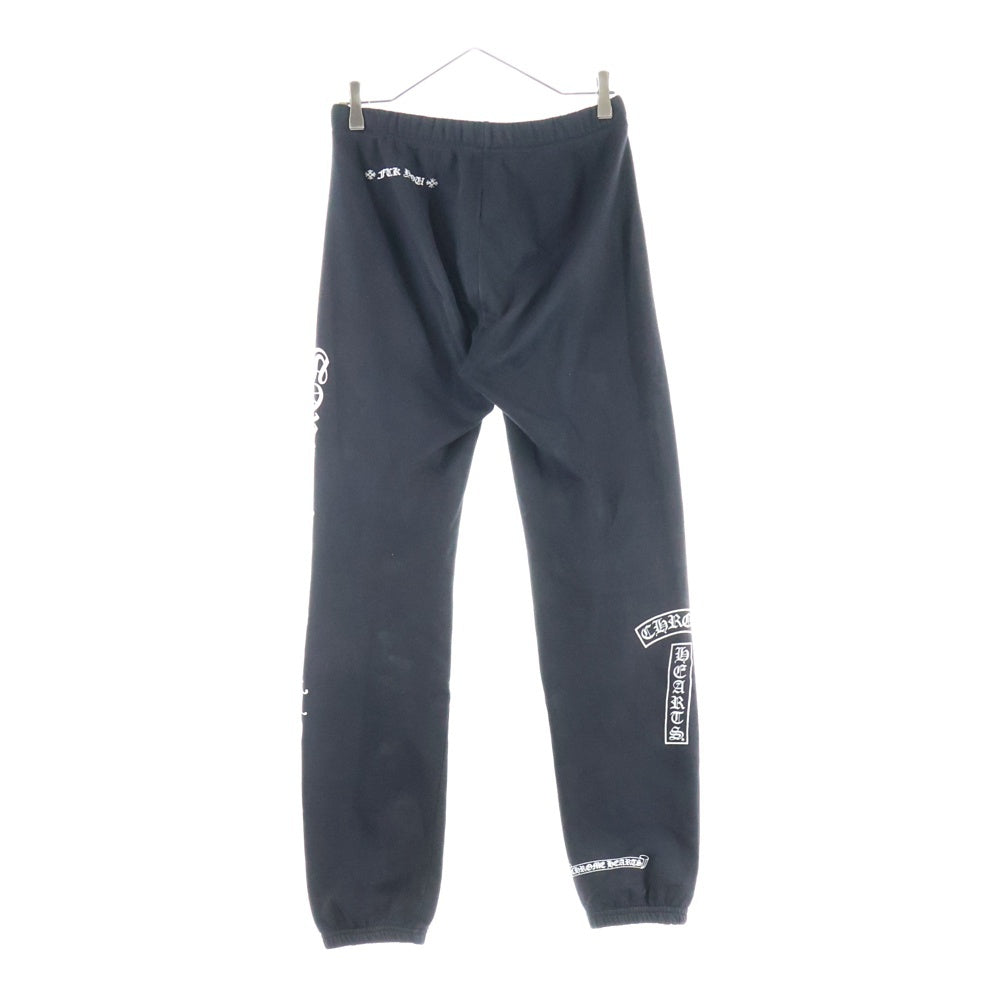 CHROME HEARTS(クロムハーツ) FUCK YOU SWEAT PANTS ファックユー サイドプリント スウェットパンツ ブラック