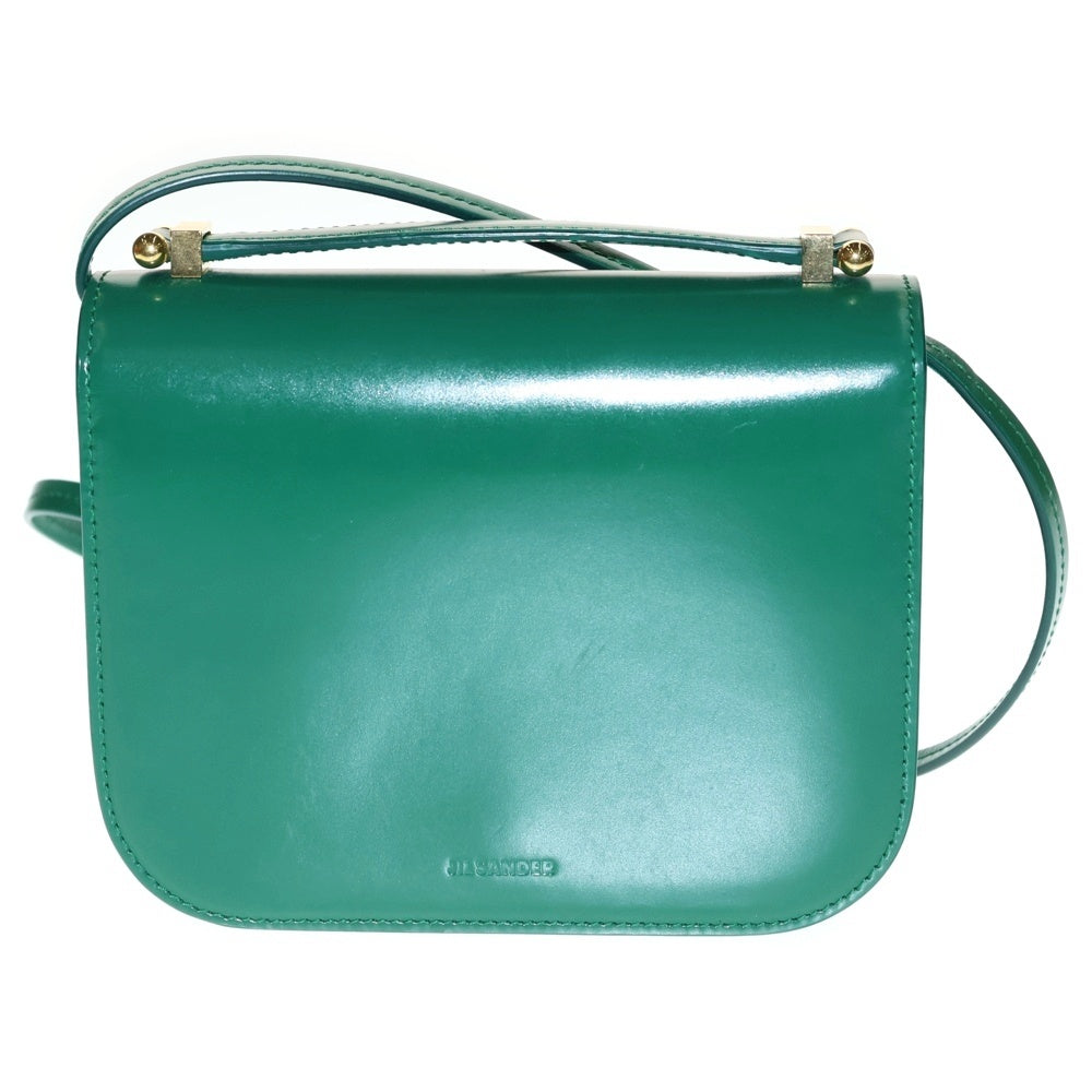 JIL SANDER(ジルサンダー) TAOSM タオ レザーショルダーバッグ グリーン