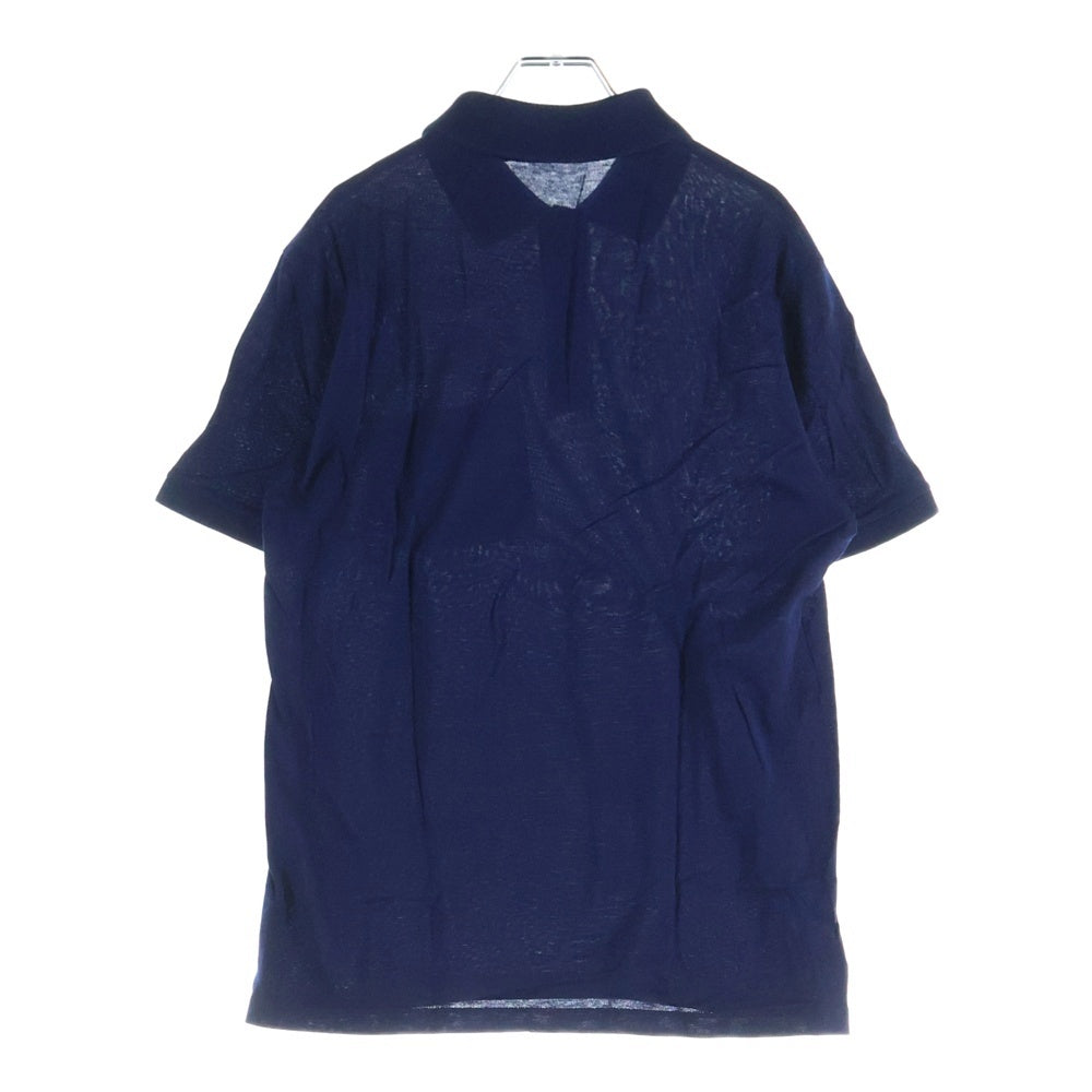 LOUIS VUITTON(ルイヴィトン) 16SS ロゴ刺繍 半袖ポロシャツ ネイビー RM161 JOA H9Y64W