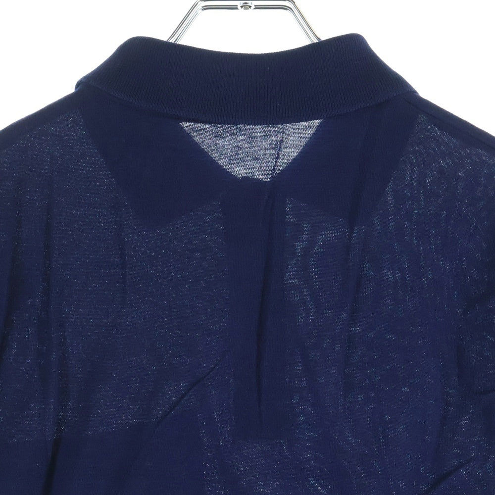 LOUIS VUITTON(ルイヴィトン) 16SS ロゴ刺繍 半袖ポロシャツ ネイビー RM161 JOA H9Y64W