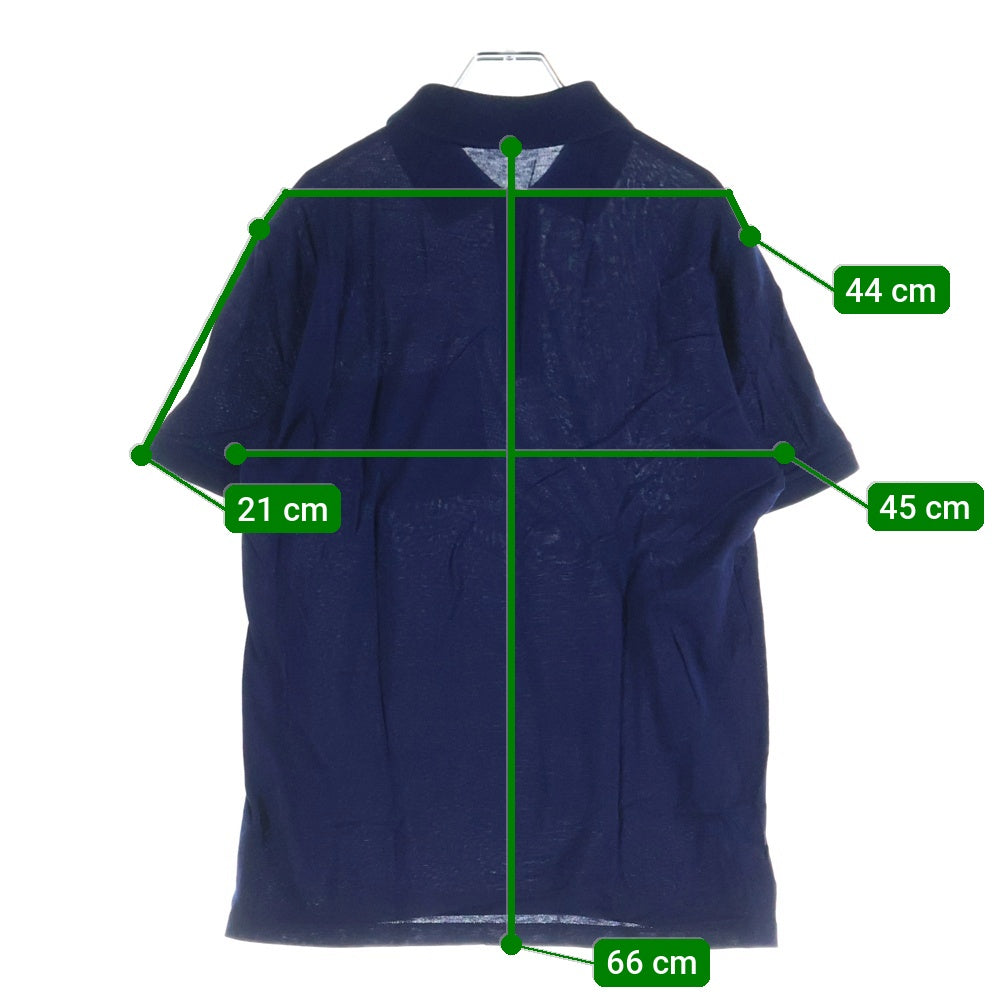 LOUIS VUITTON(ルイヴィトン) 16SS ロゴ刺繍 半袖ポロシャツ ネイビー RM161 JOA H9Y64W